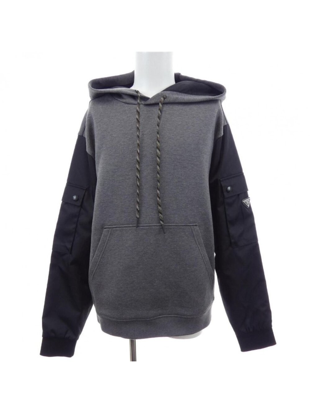 Prada Triangle Logo Hoodie